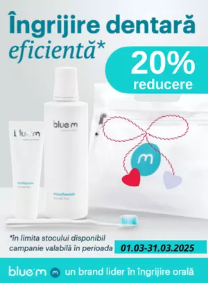 Promotie cu reducere 20% la Blue M