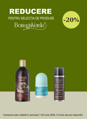 Promotie cu reducere 20% la Bottega Verde