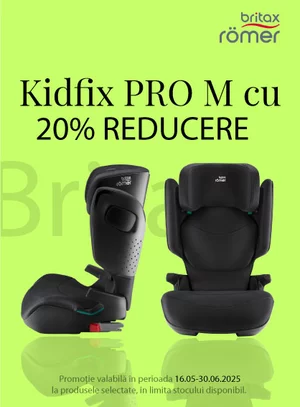 Promotie cu reducere 20% la Britax Kidfix