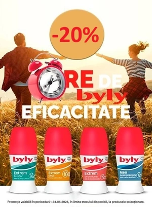 Promotie cu reducere 20% la Byly