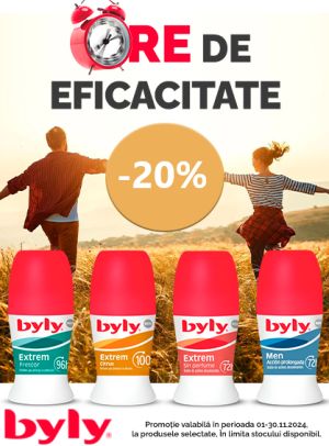 Promotie cu reducere 20% la Byly