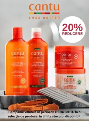 Promotie cu reducere 20% la Cantu