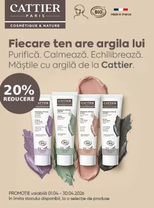 Promotie cu reducere 20% la Cattier