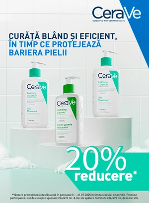 Promotie cu reducere 20% la Cerave