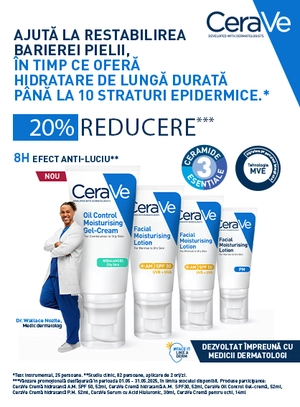 Promotie cu reducere 20% la Cerave