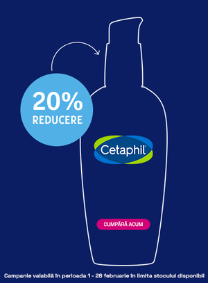 Promotie cu reducere 20% la Cetaphil