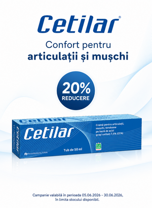 Promotie cu reducere 20% la 	Cetilar