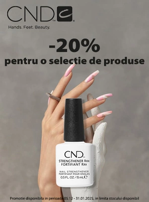 Promotie cu reducere 20% la CND