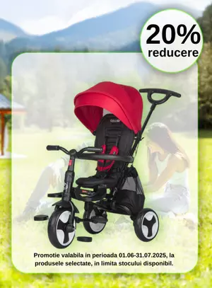 Promotie cu reducere 20% la Coccolle Tricicleta Spectra Plus