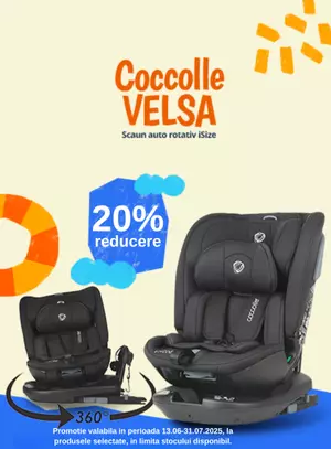 Promotie cu reducere 20% la Coccolle Velsa