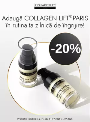 Promotie cu reducere 20% la Collagen Lift