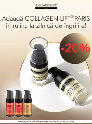 Promotie cu reducere 20% la Collagen Lift