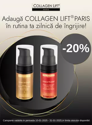 Promotie cu reducere 20% la Collagen Lift