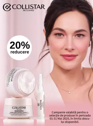 Promotie cu reducere 20% la Collistar