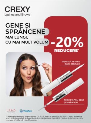 Promotie cu reducere 20% la Crexy Gel