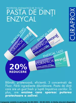 Promotie cu reducere 20% la Curaprox