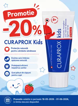 Promotie cu reducere 20% la Curaprox