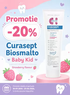 Promotie cu reducere 20% la Curasept