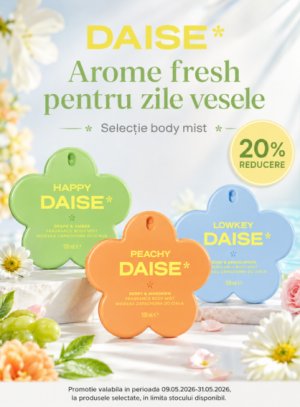 Promotie cu reducere 20% la Daise