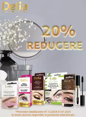 Promotie cu reducere 20% la Delia