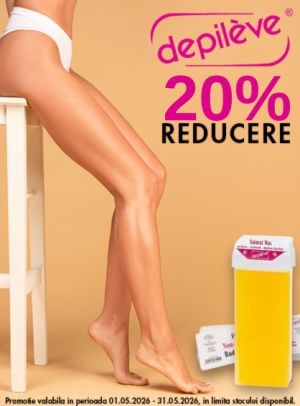 Promotie cu reducere 20% la Depileve