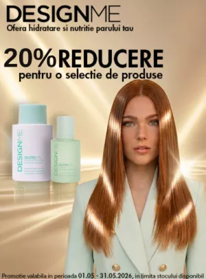 Promotie cu reducere 20% la Design Me