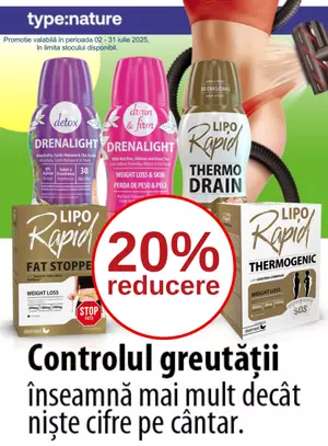 Promotie cu reducere 20% la Dietmed