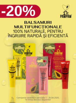 Promotie cu reducere 20% la Dr.PawPaw