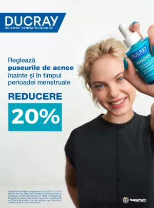 Promotie cu reducere 20% la Ducray