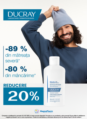 Promotie cu reducere 20% la Ducray