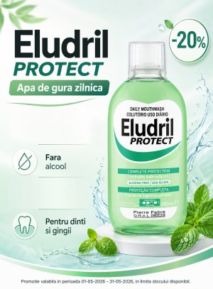Promotie cu reducere 20% la Eludril
