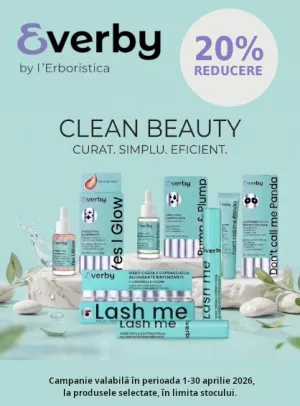 Promotie cu reducere 20% la Everby