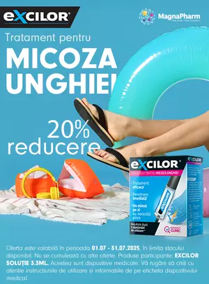 Promotie cu reducere 20% la Excilor