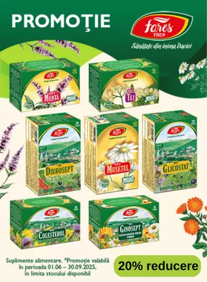 Promotie cu reducere 20% la Fares