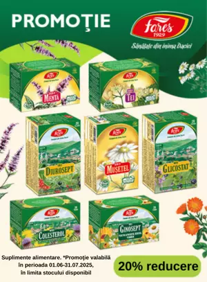 Promotie cu reducere 20% la Fares
