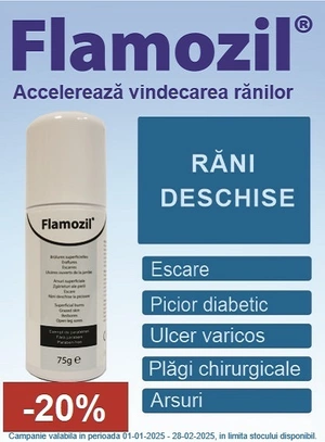 Promotie cu reducere 20% la Flamozil