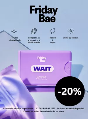 Promotie cu reducere 20% la Friday Bae