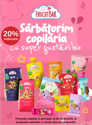 Promotie cu reducere 20% la Frucht Bar