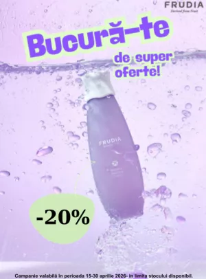 Promotie cu reducere 20% la Frudia