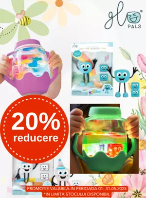 Promotie cu reducere 20% la Glo Pals