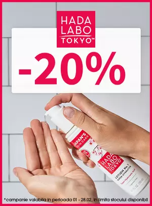 Promotie cu reducere 20% la Hada Labo