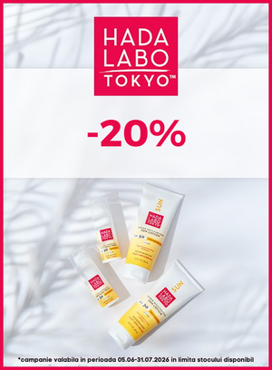 Promotie cu reducere 20% la Hada Labo
