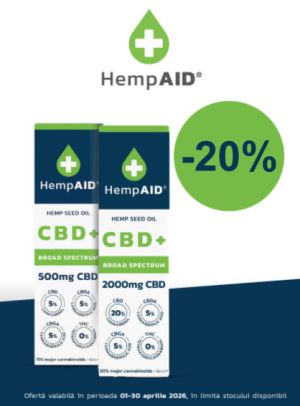 Promotie cu reducere 20% la Hemp Aid