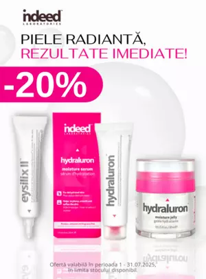 Promotie cu reducere 20% la Indeed Labs