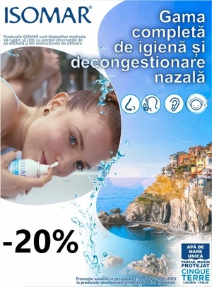 Promotie cu reducere 20% la Isomar