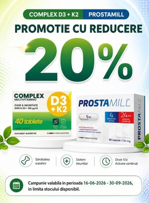 Promotie cu reducere 20% la K-ubik Pharma
