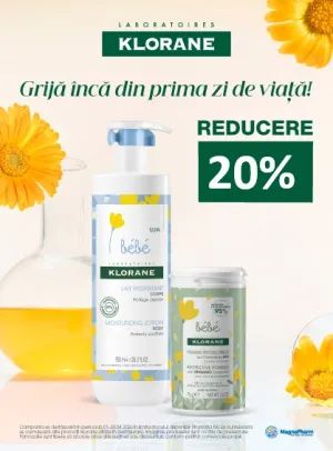 Promotie cu reducere 20% la Klorane