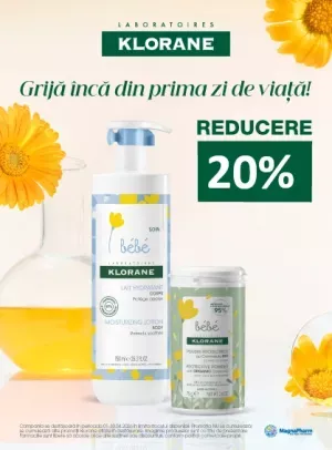 Promotie cu reducere 20% la Klorane