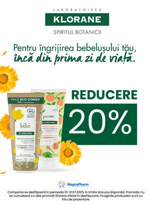 Promotie cu reducere 20% la Klorane