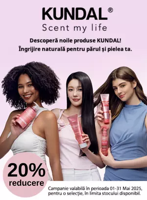 Promotie cu reducere 20% la Kundal